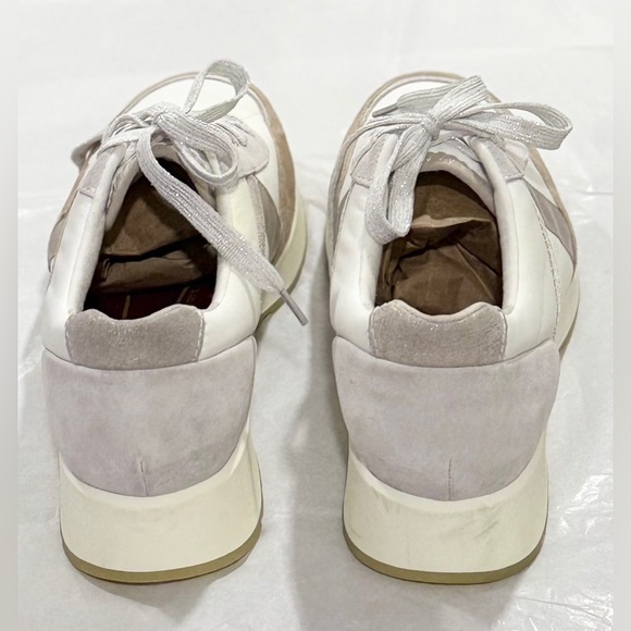 Munro Piper Sneakers 6WW White Combo Suede Leather Comfort Shoes - Picture 6 of 13